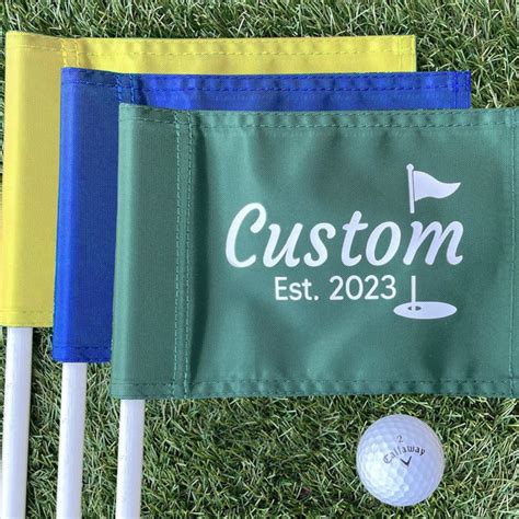 Custom putting green flags  American Flags & More